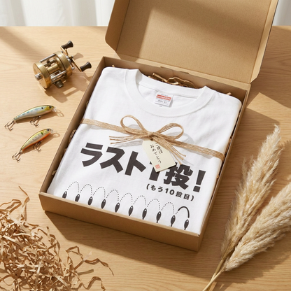 ラスト1投！（もう10投目）Tシャツ｜釣り人あるある| CASTMODE