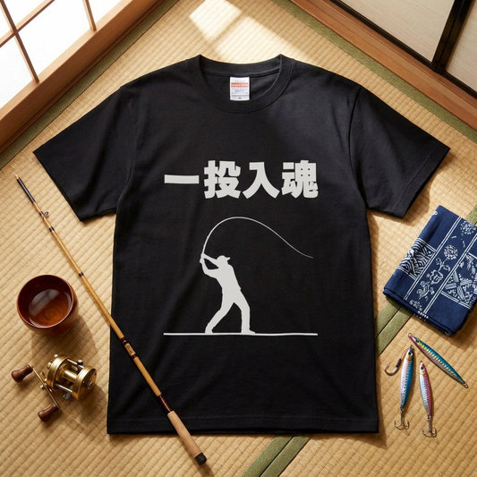 一投入魂 Tシャツ｜四字熟語 センタープリント | CASTMODE