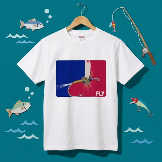 フライフィッシングアートTシャツ｜CASTMODE