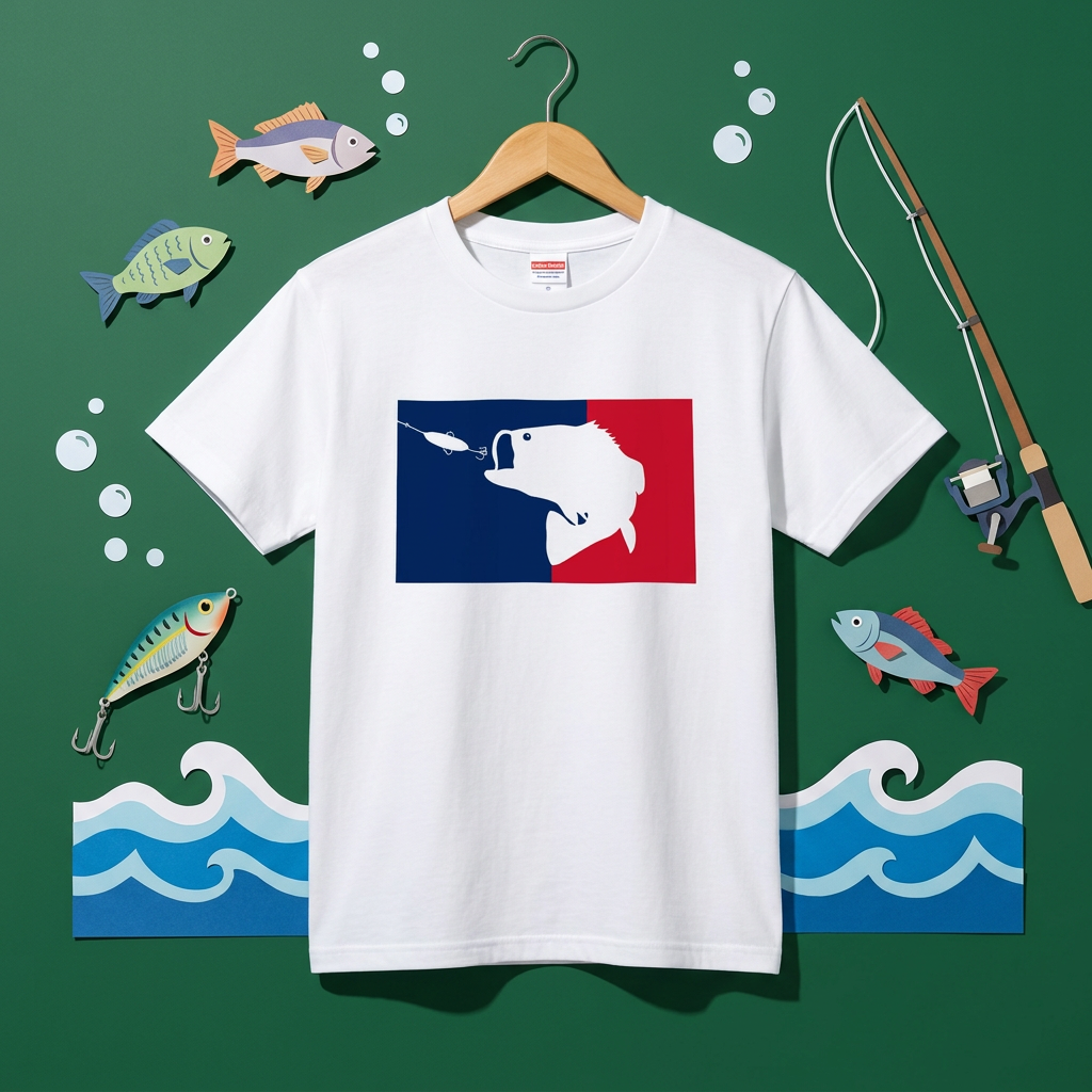 ブラックバス＆ルアー 白Tシャツ | CASTMODE