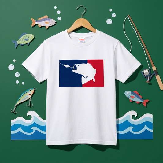 ブラックバス＆ルアー 白Tシャツ | CASTMODE