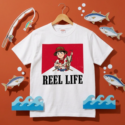 おもしろジョーク 釣り仲間へのギフト白Tシャツ | CASTMODE