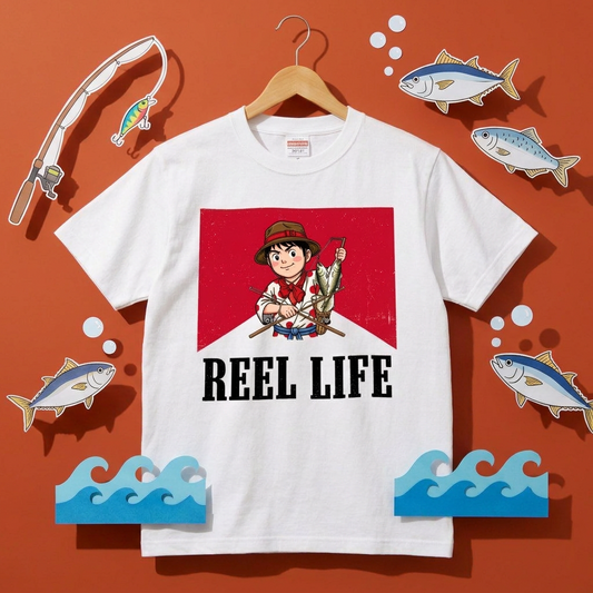 おもしろジョーク 釣り仲間へのギフト白Tシャツ | CASTMODE